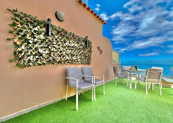 아파트 Ocean Cliff House 산티아고 델 테데