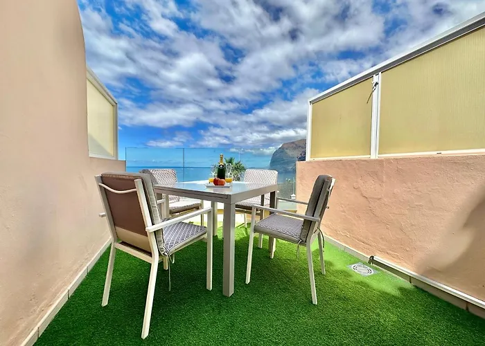 아파트 Ocean Cliff House 산티아고 델 테데